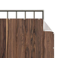 BALKON SICHTSCHUTZ Santos Palisander 400/75 cm - Braun, Kunststoff (400/75cm) - Bilderwelten