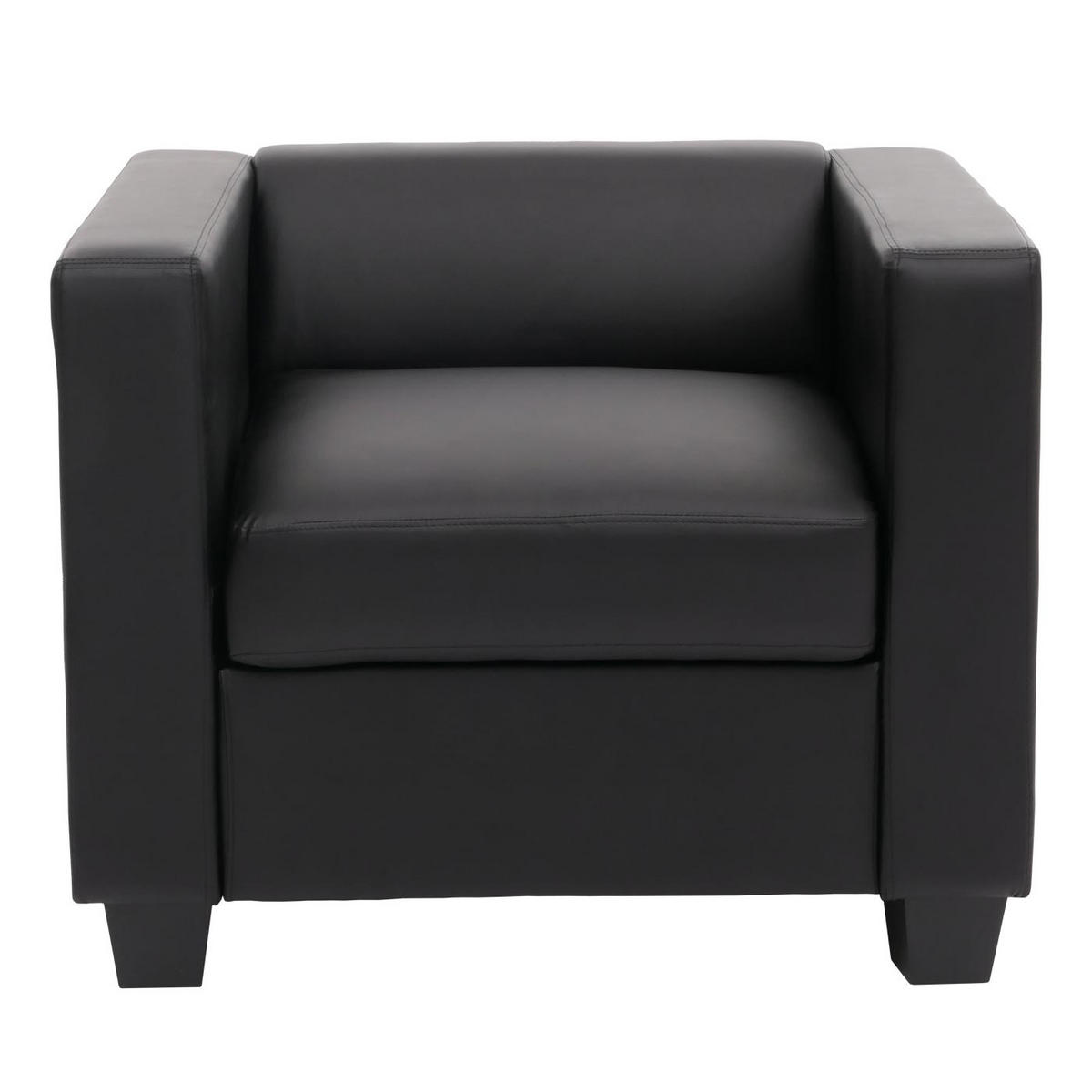 SESSEL LOUNGESESSEL Schwarz - Schwarz, Textil (86/70/75cm) - MCW