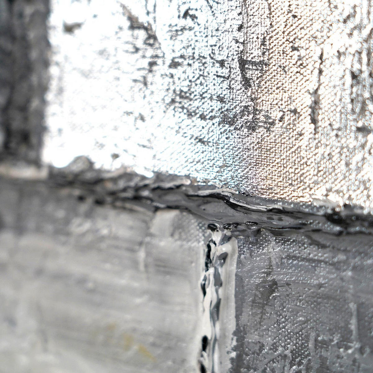 GEMÄLDE Abstraktion auf Keilrahmen 100x50 cm - Rot, Holz (100/50cm) - YS-art gallery