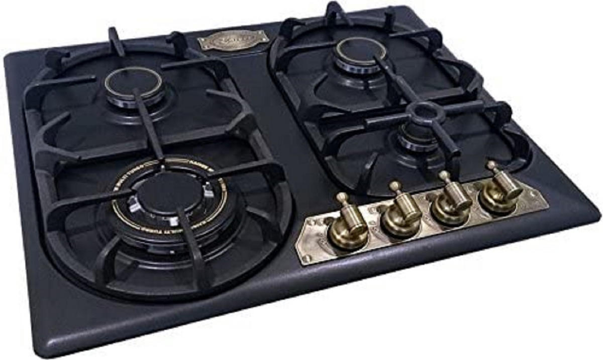 BACKOFEN-SET Elektro Backofen 60 cm EH 6355 Em+KG 6325 Em Einbau Gasherd, 60cm - Schwarz, Metall (59.4/59.4/57.5cm) - Kaiser Küchengeräte