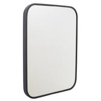 WANDSPIEGEL Mica Schwarz - Schwarz, Metall (45/61/4cm) - LOFT42