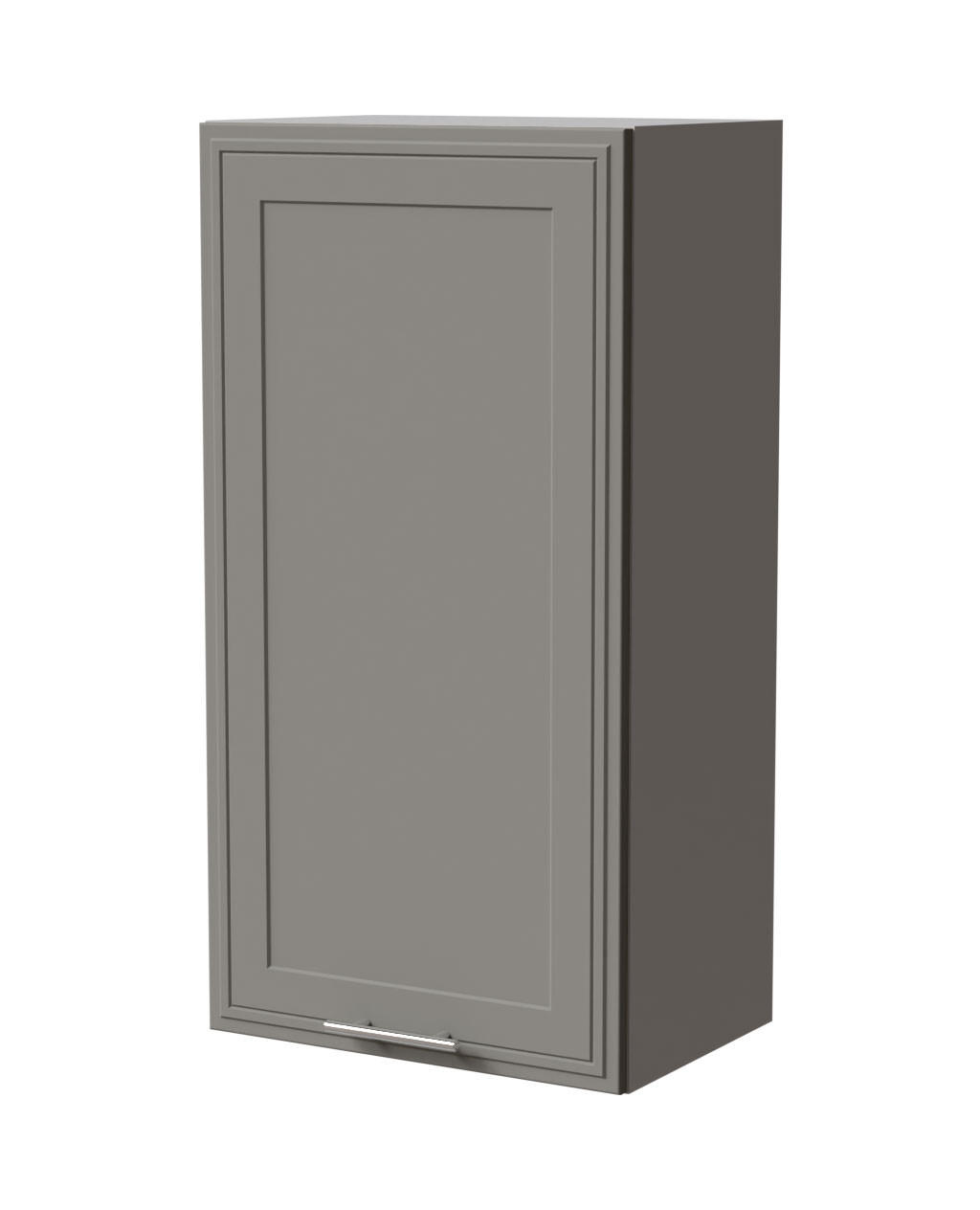 HÄNGESCHRANK Salo W4/50 Grau / Dust Grey Matt 50 / 32,5 / 96cm - Grau, Holz/Holzwerkstoff (50/96/32.5cm) - Feldmann-Wohnen