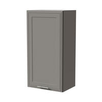 HÄNGESCHRANK Salo W4/50 Grau / Dust Grey Matt 50 / 32,5 / 96cm - Grau, Holz/Holzwerkstoff (50/96/32.5cm) - Feldmann-Wohnen