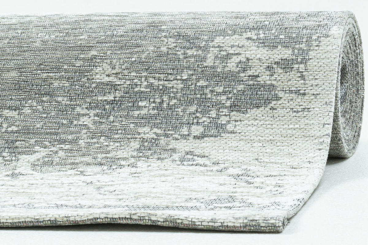 WEBTEPPICH Heritage 80x150 cm - Silberfarben, Textil (80/150cm) - THEKO