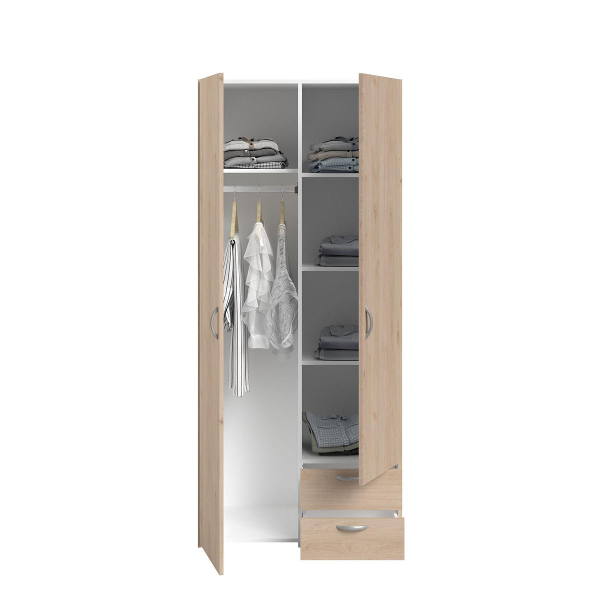 KINDERZIMMER SET Parisot Jade 2-tlg. Holzdekor Grün/Eiche - Eichefarben/Grün, Kunststoff (100/1/200cm) - 58aufmkessel