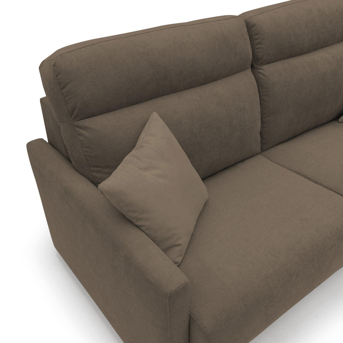SCHLAFSOFA Margot - Braun, Textil (196/102/97cm) - Divani.store