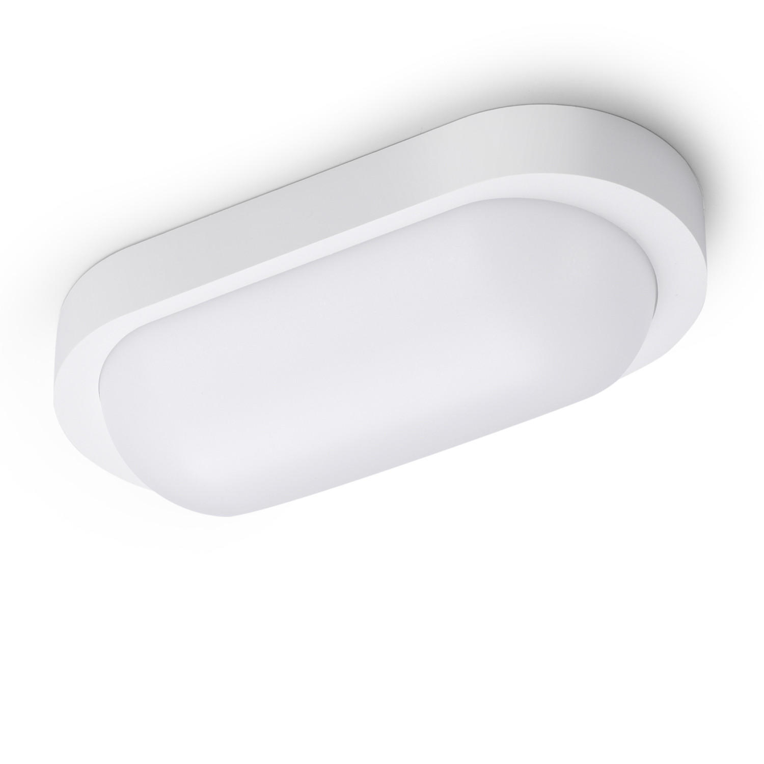 WANDLEUCHTE LED WA1015D für den Keller - Weiß, Kunststoff (9.8/6/20.7cm) - LOVHAUS