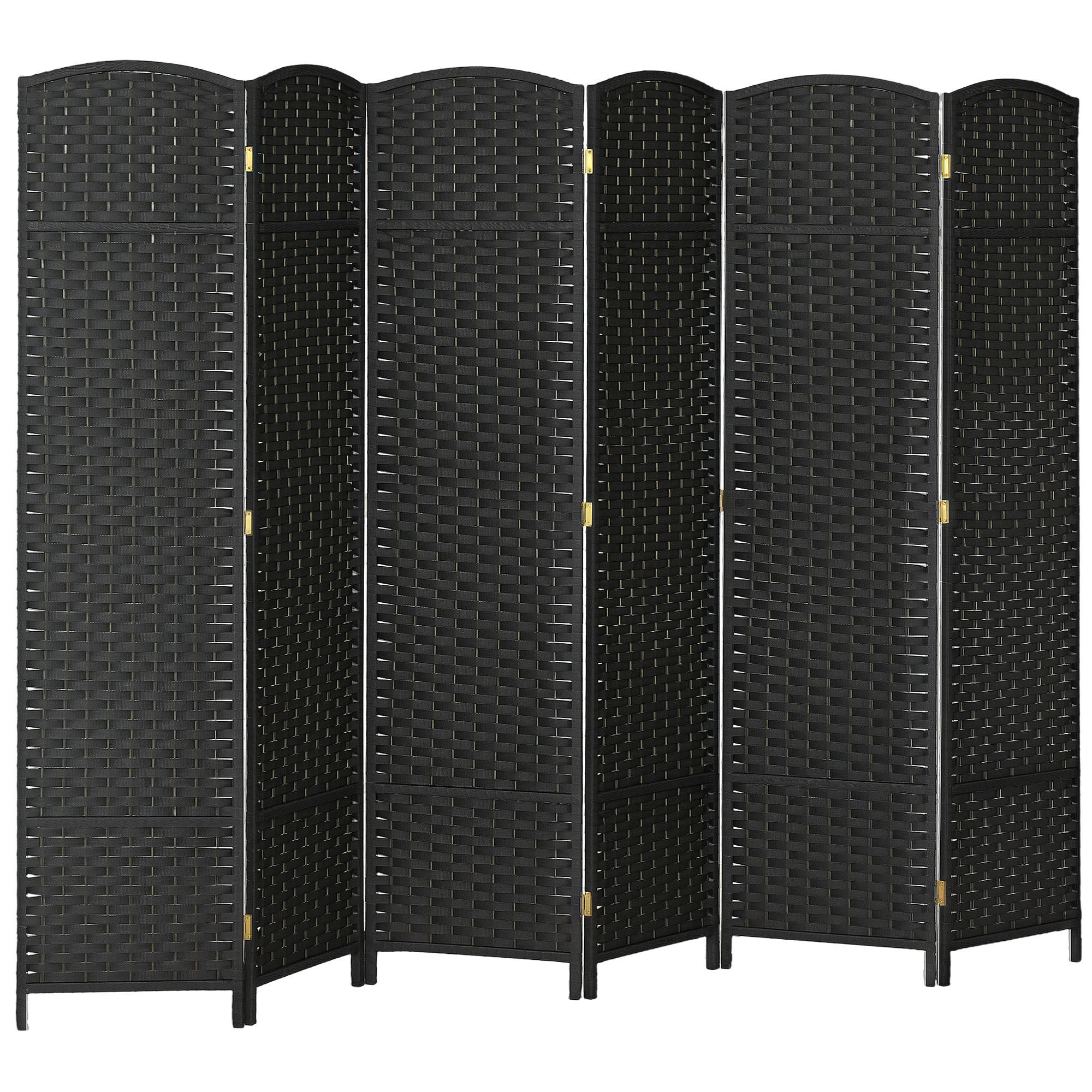 ComfortXL Paravent Schwarz 240x170x1.6 cm