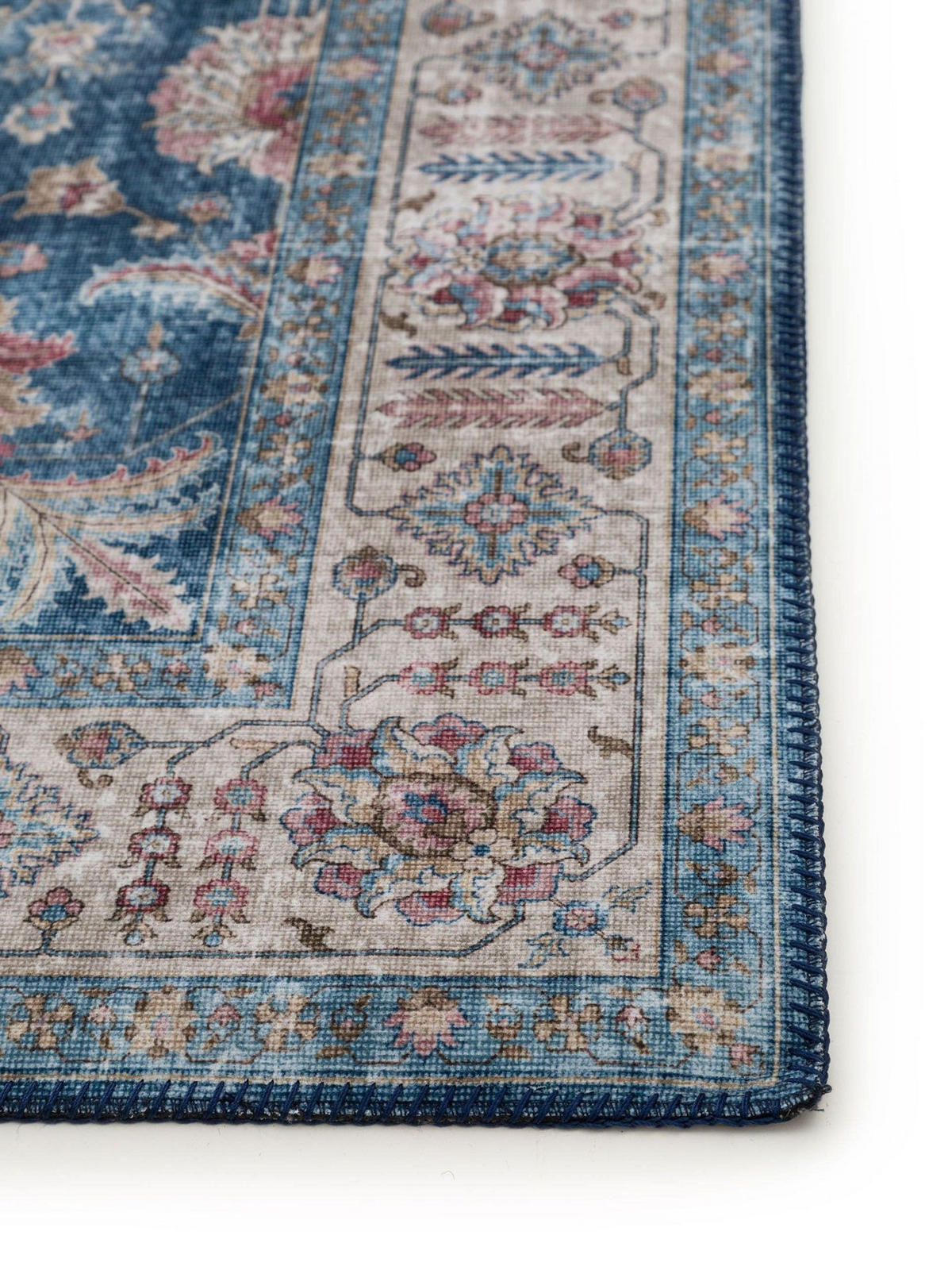 TEPPICH Laury Blau 200x300 cm - Blau, Textil (200/1cm) - KUNSTLOFT