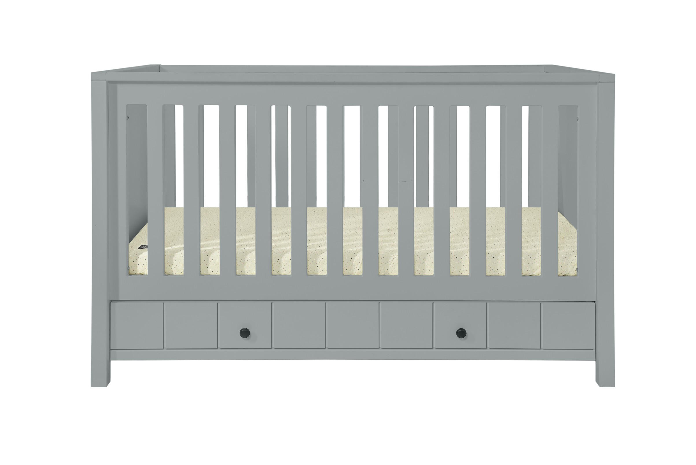 GITTERBETT Allpin 140/70 - Grau, Holzwerkstoff (70/140cm) - RAUMHIRSCH FURNITURE