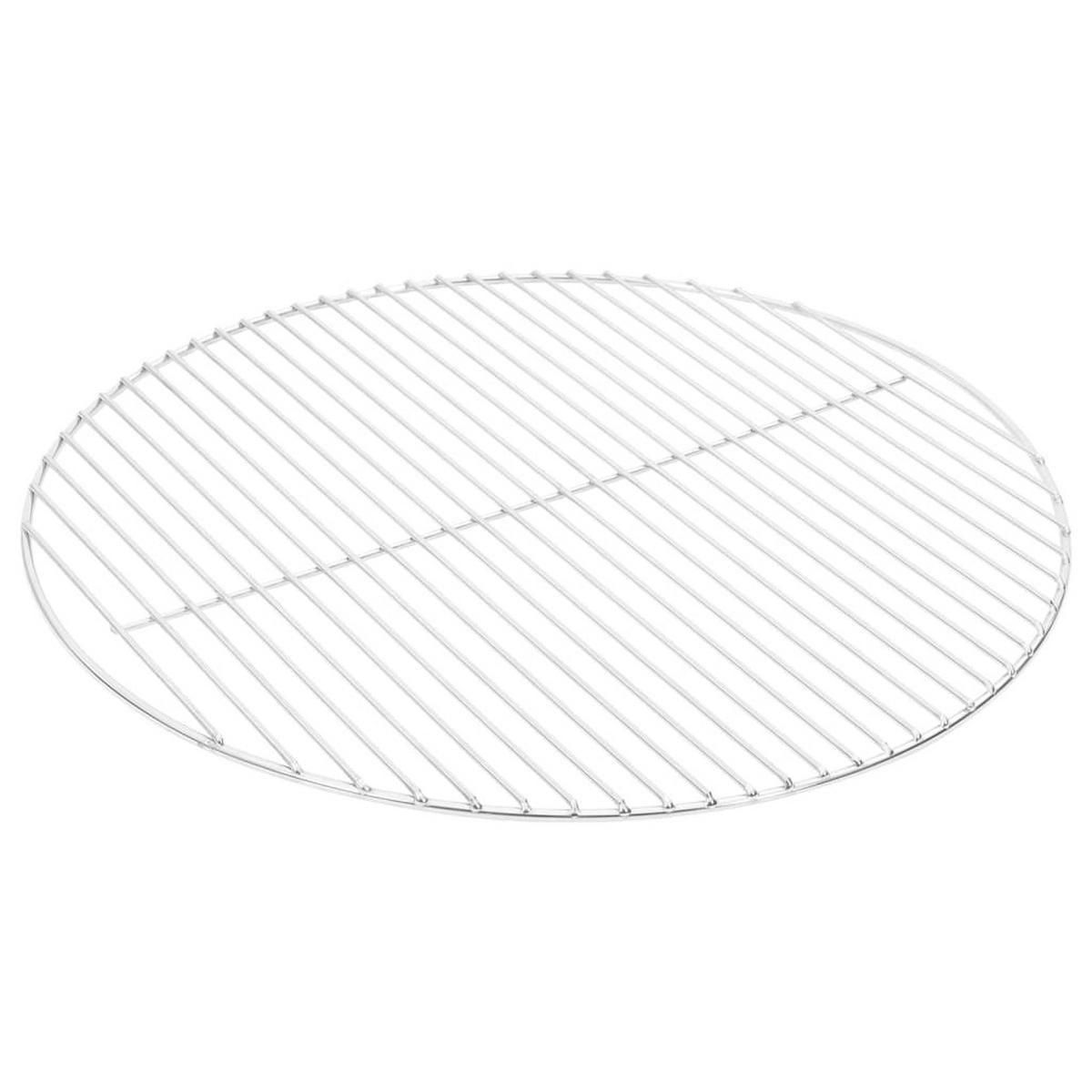 GRILLROST Rund Ø54 Cm 304 Edelstahl - Silberfarben, Metall (54/54cm) - vidaXL