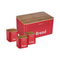BROTKASTEN Rot 35/23/18.5 cm KH1085 - Rot, Metall (23/18.5/35cm) - Kinghoff 