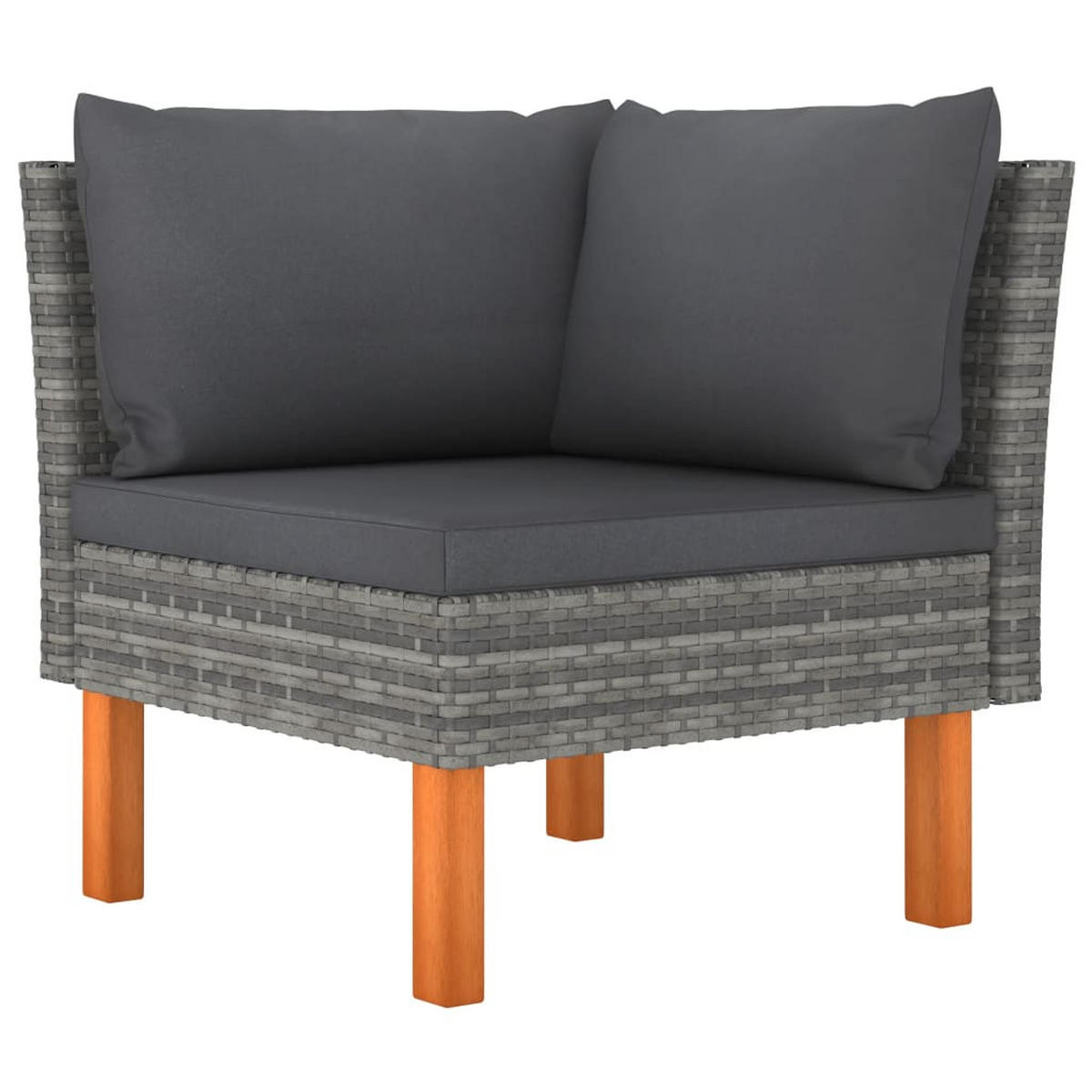 GARTENSET Yeager 9-teilig - Grau, Metall - Nettlife