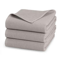 DUSCHTÜCHER, 3er-Set, 70x140 cm, 100% Baumwolle, Grau - Grau, Textil (70/140cm) - Zollner