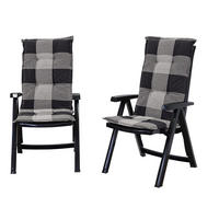 KLAPPSTUHL Milano 2er Pack Anthrazit Mit Polster - Anthrazit, Kunststoff (63/108/85cm) - Shaf