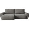 ECKSCHLAFSOFA Poss L grau links - Grau, Textil (253/153cm) - Beautysofa