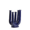 VAZE Leonjo Blau 22/16.5/30 cm - Blau, Keramik (30cm) - Light & Living