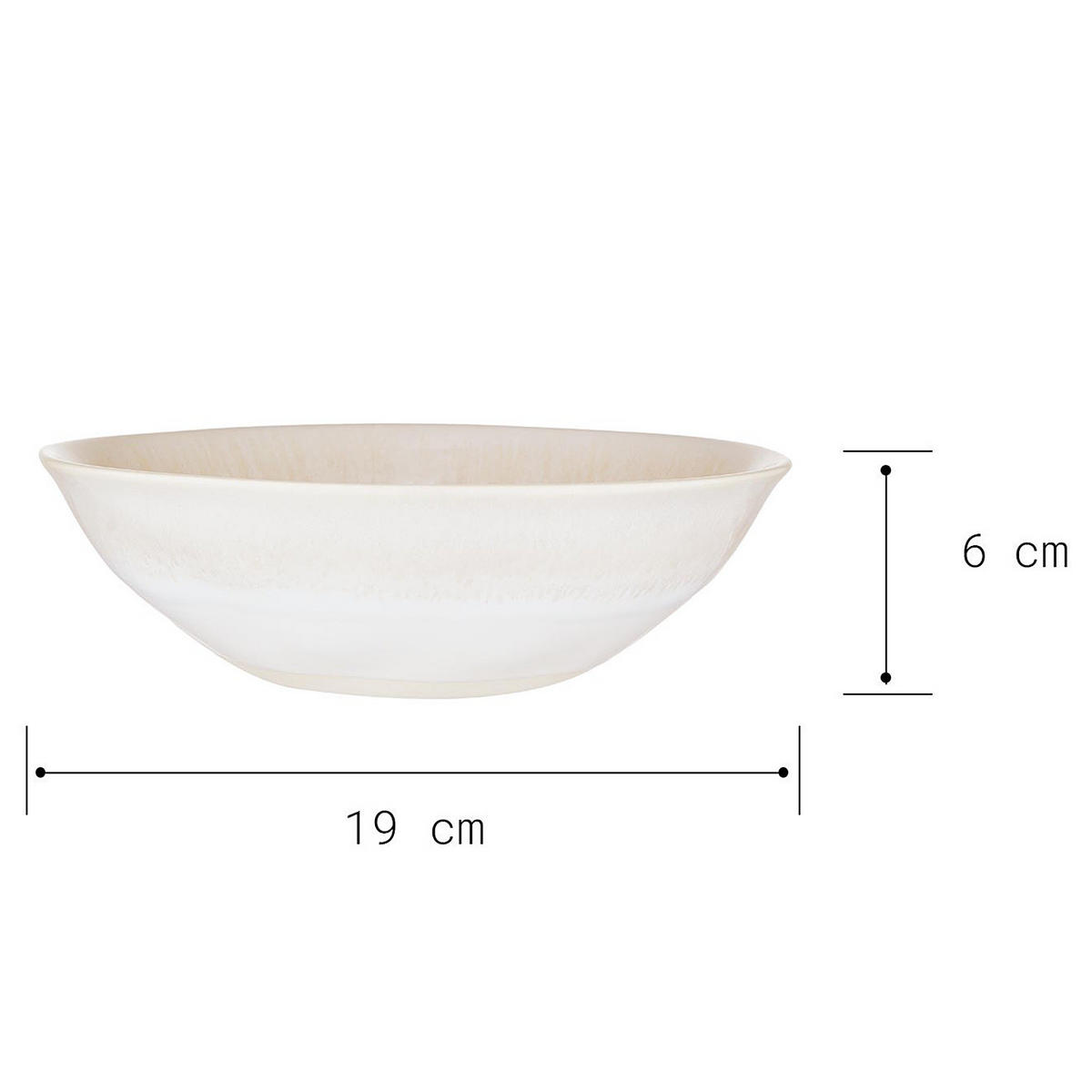 GESCHIRRSET 16-tlg. Atlantis 4 Personen - Beige, Keramik (28/3/28cm) - Butlers