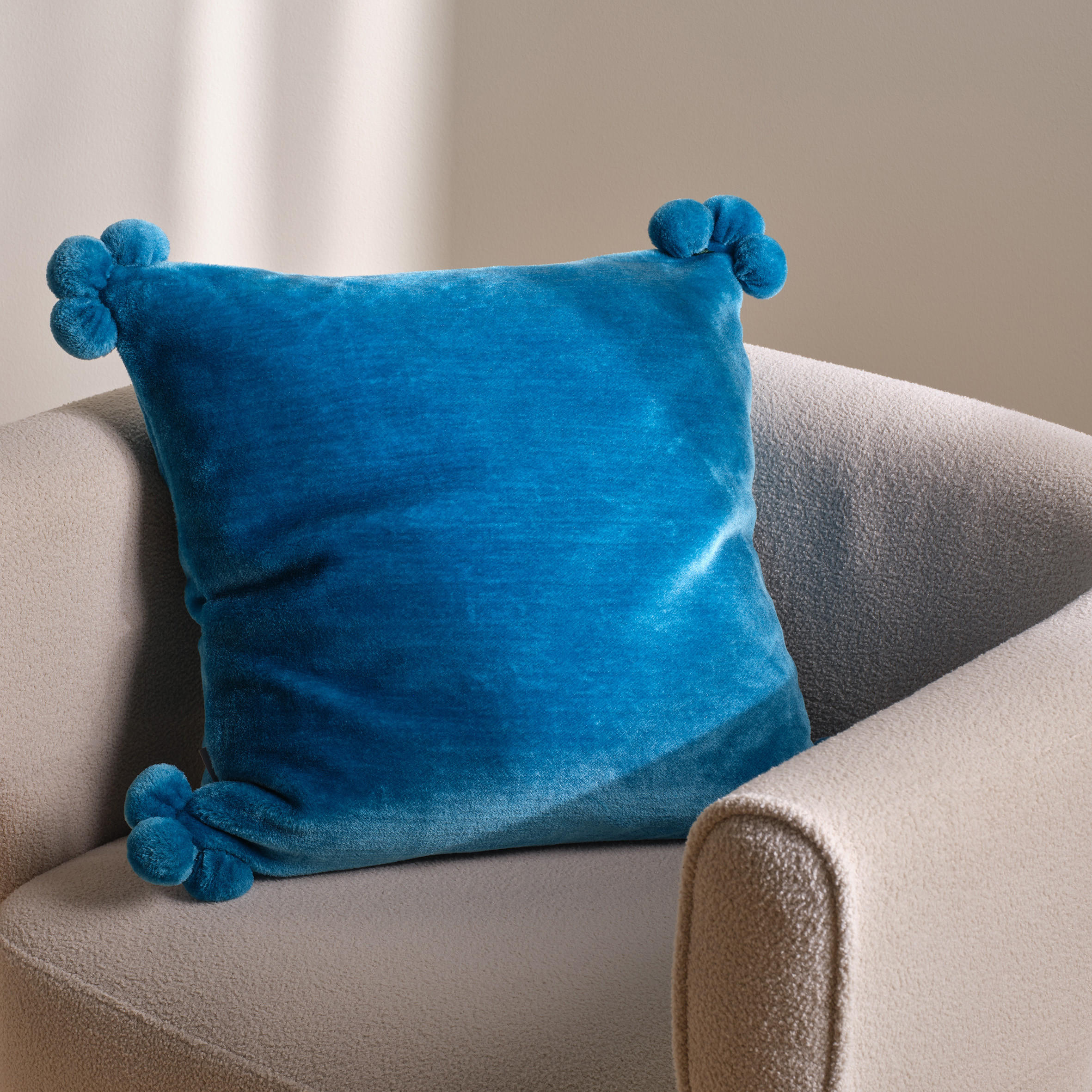 KISSENBEZUG Cabo - Türkis, Textil (45/45cm) - home&you