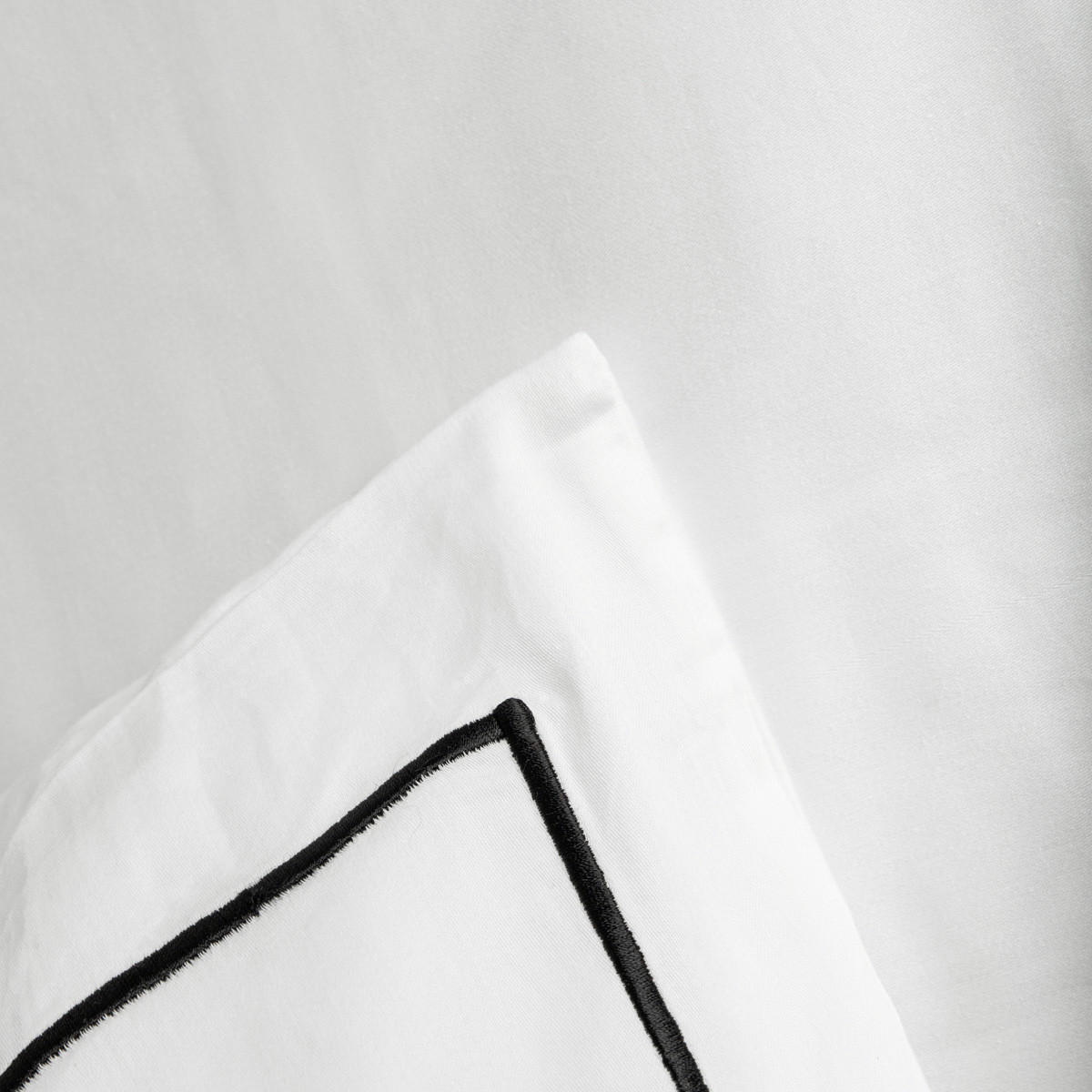 BETTWÄSCHE Esperin weiß 160/200 cm - Schwarz, Textil (160/200cm) - Homla