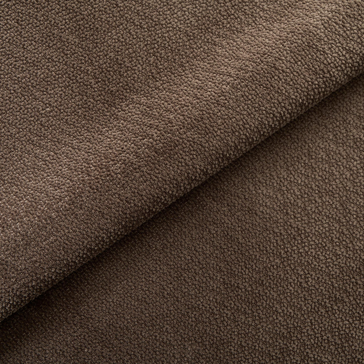 DREHSESSEL RETRO Schlingenvelours Espressobraun 71cm - Dunkelbraun/Braun, Textil (71/80/76cm) - Premium Interiors