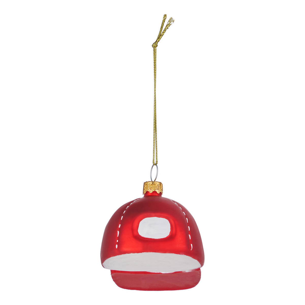 ANHÄNGER HANG ON Basecap - Rot, Glas (5/5/8cm) - Butlers