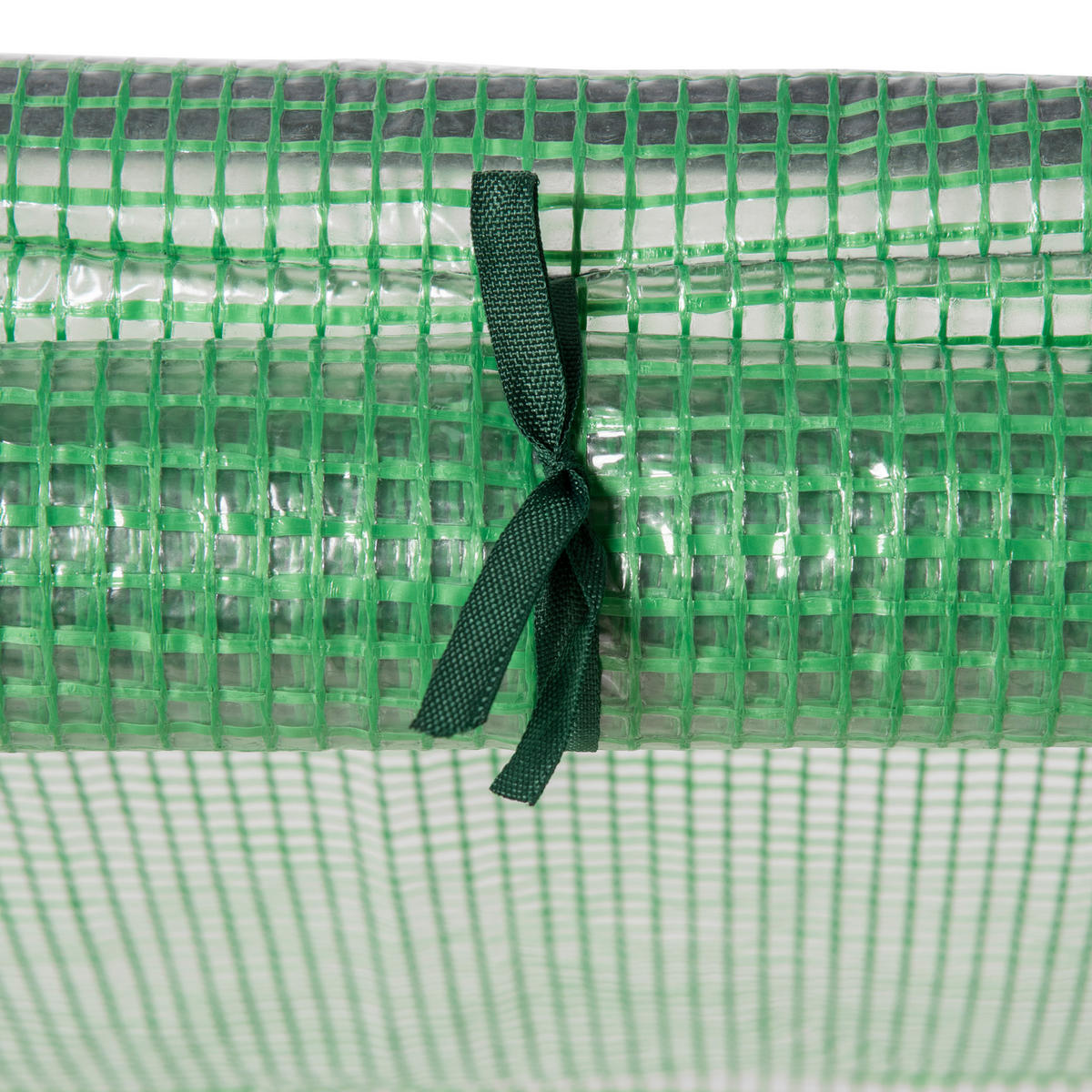 GEWÄCHSHAUS DE-11908 mit Spitzdach & 2 Fenstern Grün - Grün, Kunststoff (90/90/180cm) - ComfortXL