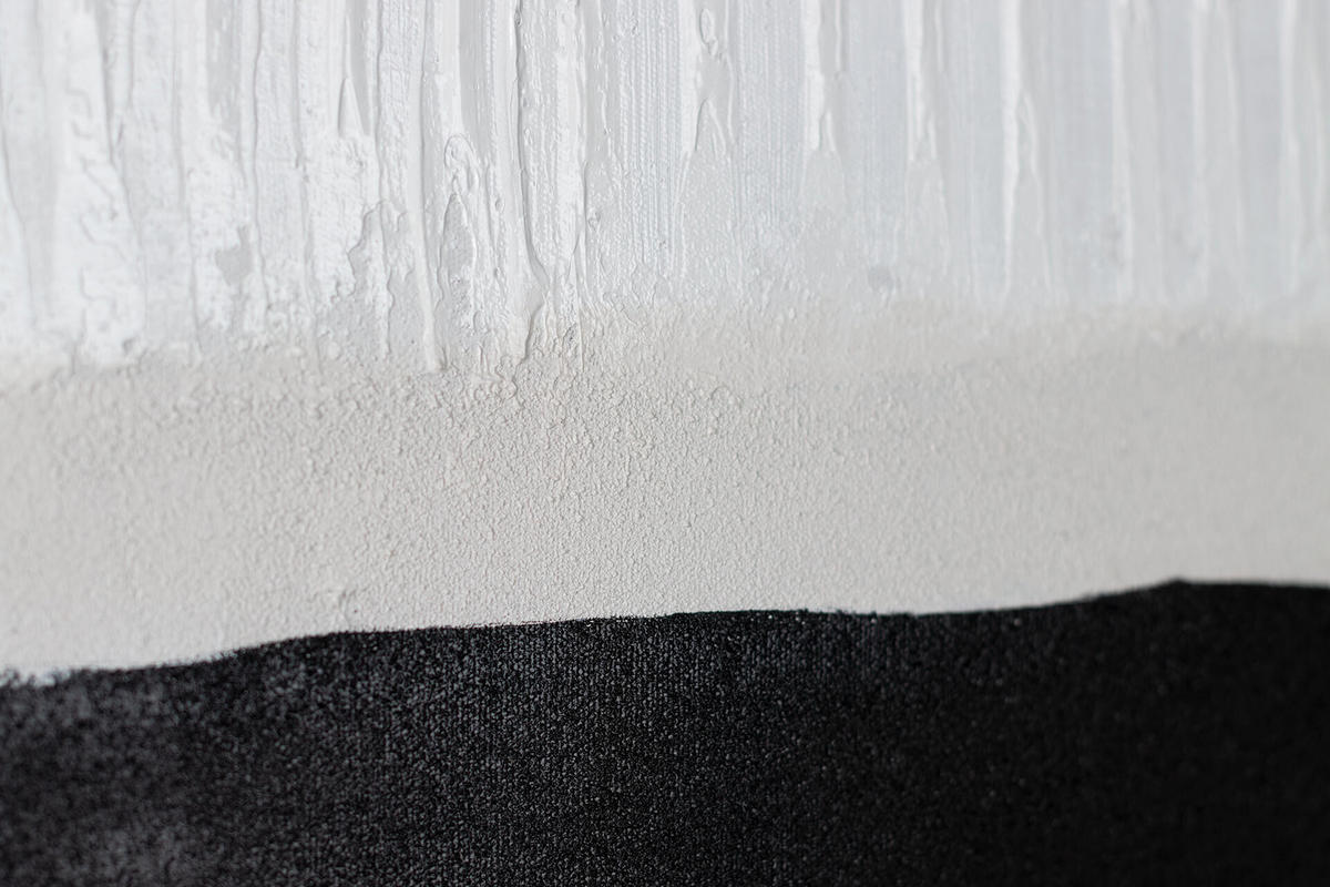 ACRYLBILD HANDGEMALT 80/80 cm - Schwarz, Holz/Textil (80/80cm) - KUNSTLOFT