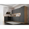 WINKELKÜCHE 330 x 210 cm Aspen K53-M330 - Grau, Holz (330/212/210cm)