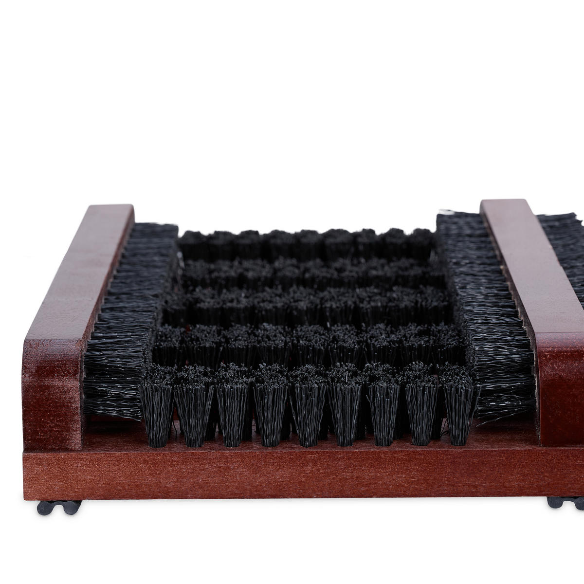 SCHUHABSTREIFER - Dunkelbraun, Holz/Kunststoff (36/5.5/26cm) - Relaxdays