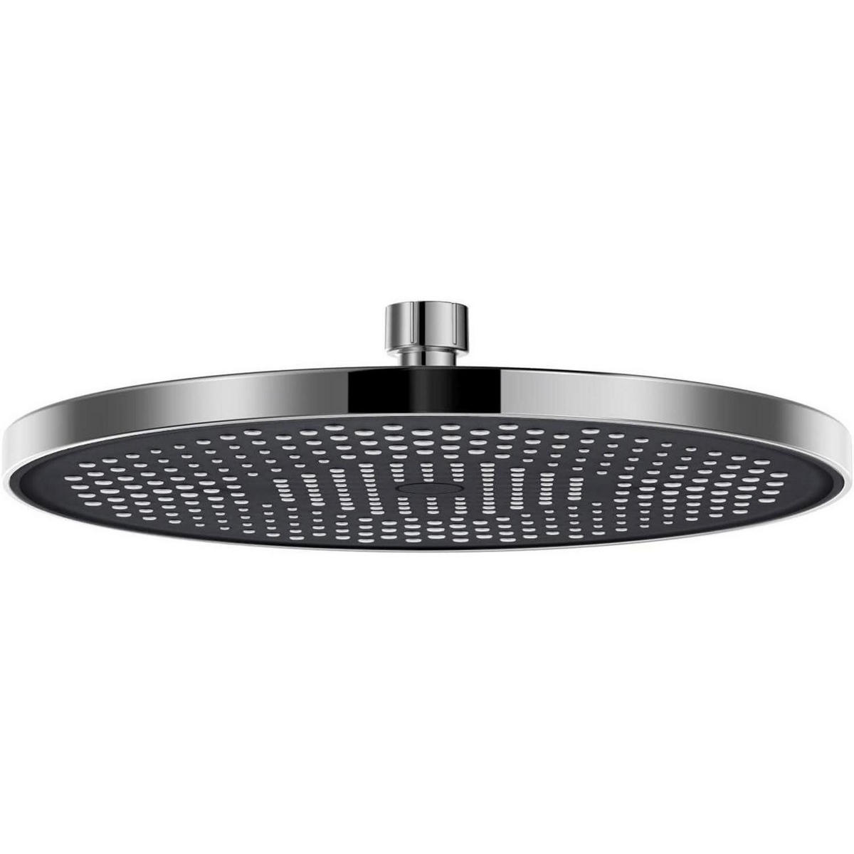 REGENDUSCHKOPF 10 Zoll Chrom mit Anti-Kalk-Düsen - Silberfarben, Metall (26/12.7/26cm)
