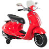 ELEKTRO KINDERMOTORRAD, Rot/Weiß, PP+ Stahl - Rot, Kunststoff (108/49/75cm) - HOMCOM
