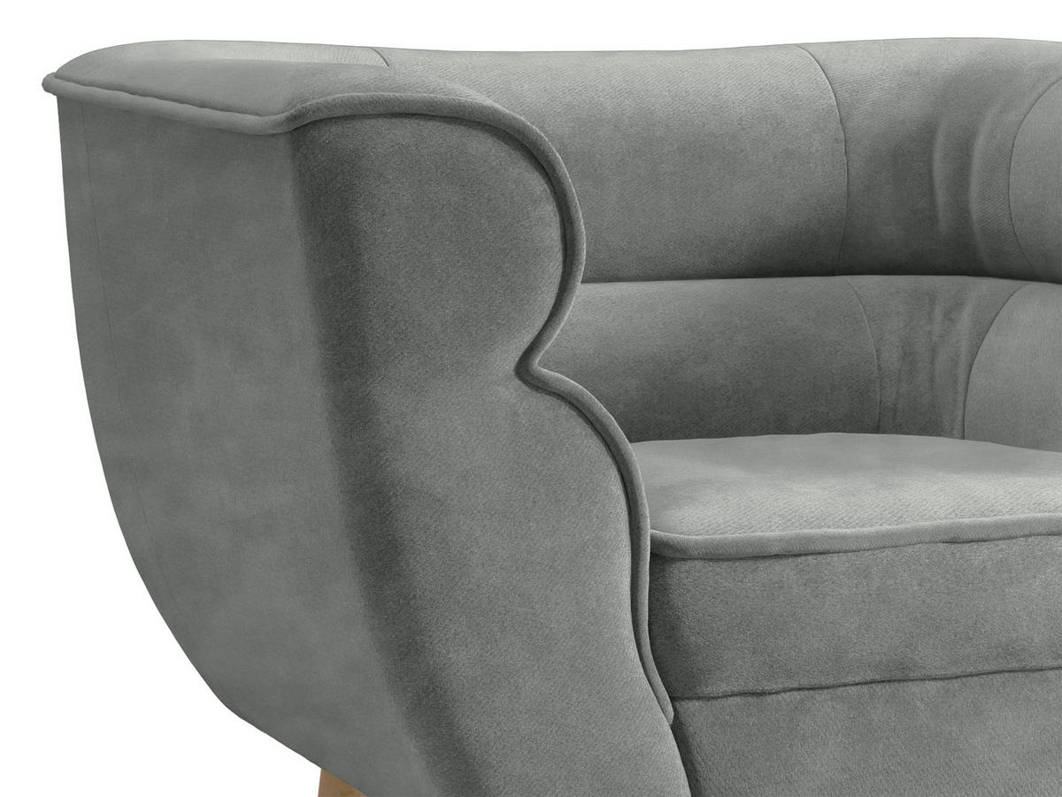 SESSEL Bal 1 - Naturfarben/Rosa, Holz/Textil (82/75/74cm) - MIRJAN24