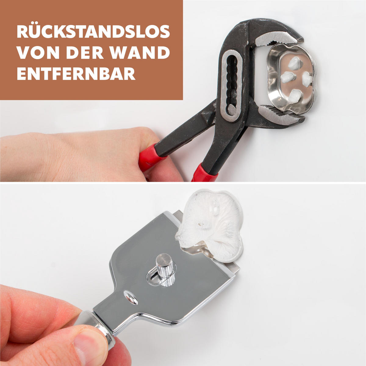 KLEBE-SET PIAZZA & LUCENTE - Grau, Kunststoff (4/4.5/1cm) - bremermann