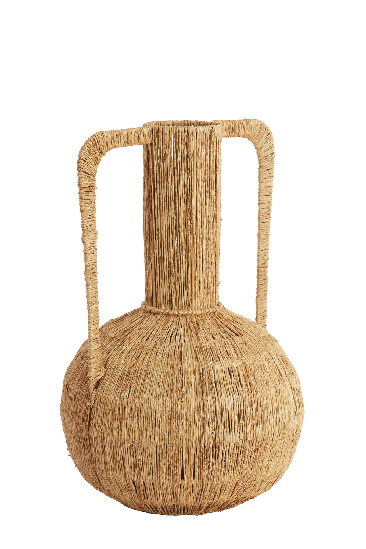 VASE Blenza - Braun - 30/30/46 cm - Braun, Textil (46cm) - Light & Living