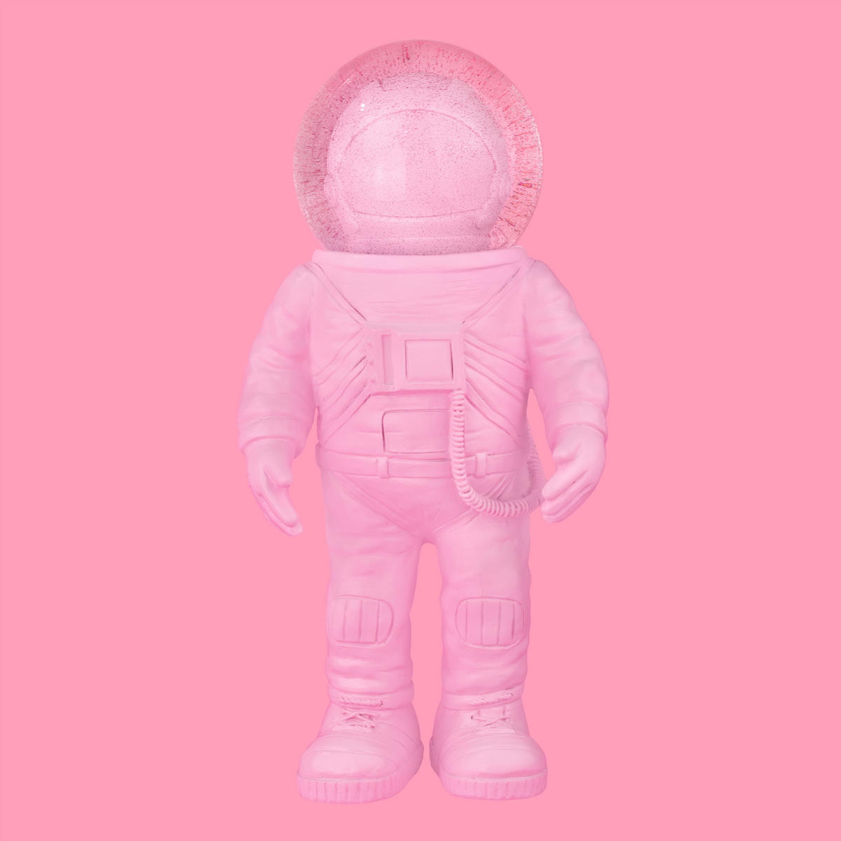 SCHNEEKUGEL Summerglobe The Astronauts Giant, Glas / Polyresin, Pink, 30 cm - Pink, Glas (13/30/15cm) - Donkey Products