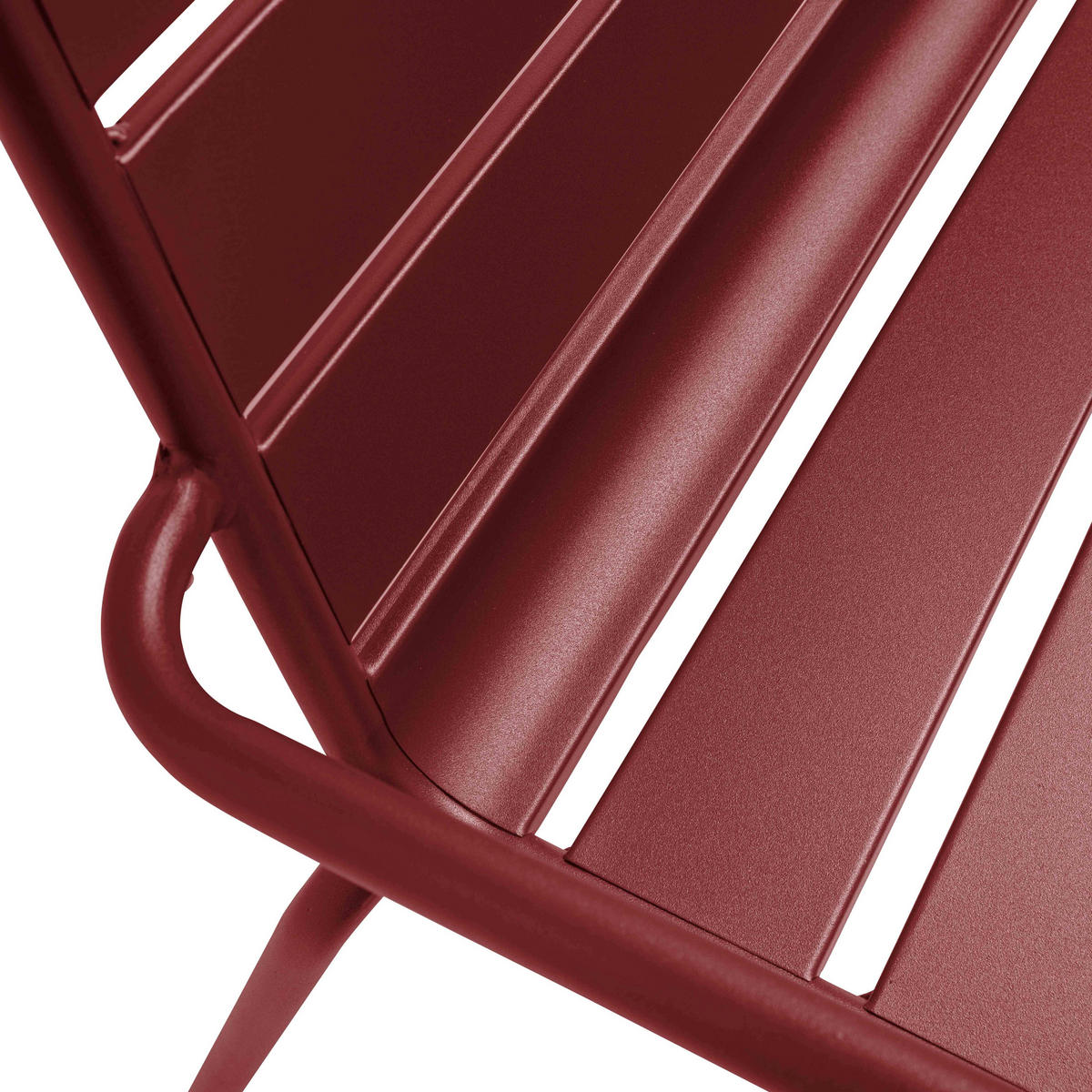 GARTENBANK, Lila - Lila, Metall (55/85/126cm) - Oviala