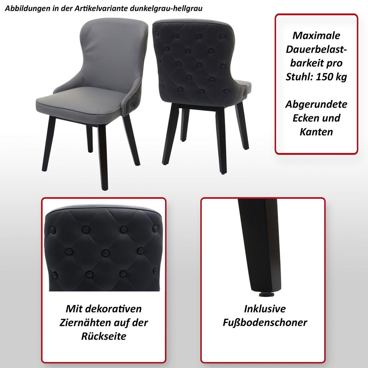 ESSZIMMERSTUHL Rotbraun, Braun 6er-Set - Rotbraun/Terracotta, Textil (53/86/53cm) - MCW