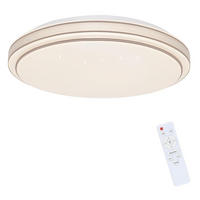 LED-DECKENLEUCHTE Zeus 27/27/6cm - Silberfarben, Metall (27/27/6cm) - ZMH