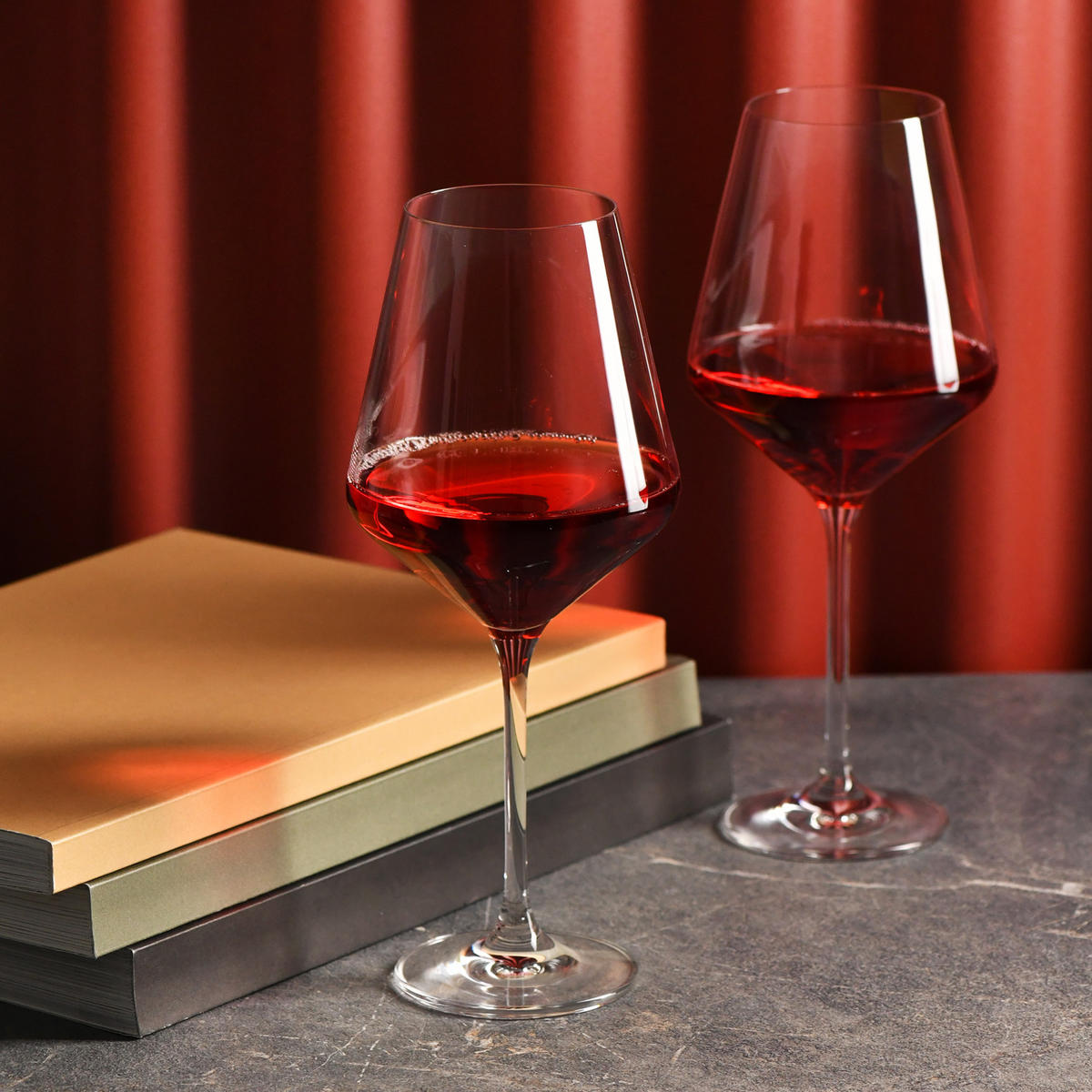 ROTWEINGLÄSER, AVANT-GARDE 6er-Set, 550 ml - Transparent, Glas (0.55L) - Krosno Glass