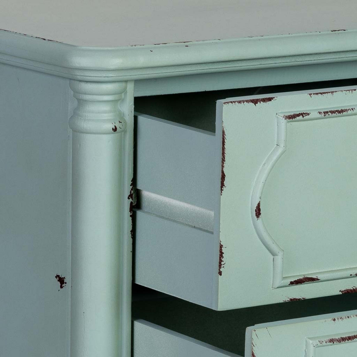 NACHTTISCH aus Holz, 50x36x55cm - Grün, Holz (50/55/36cm) - Wanderlust