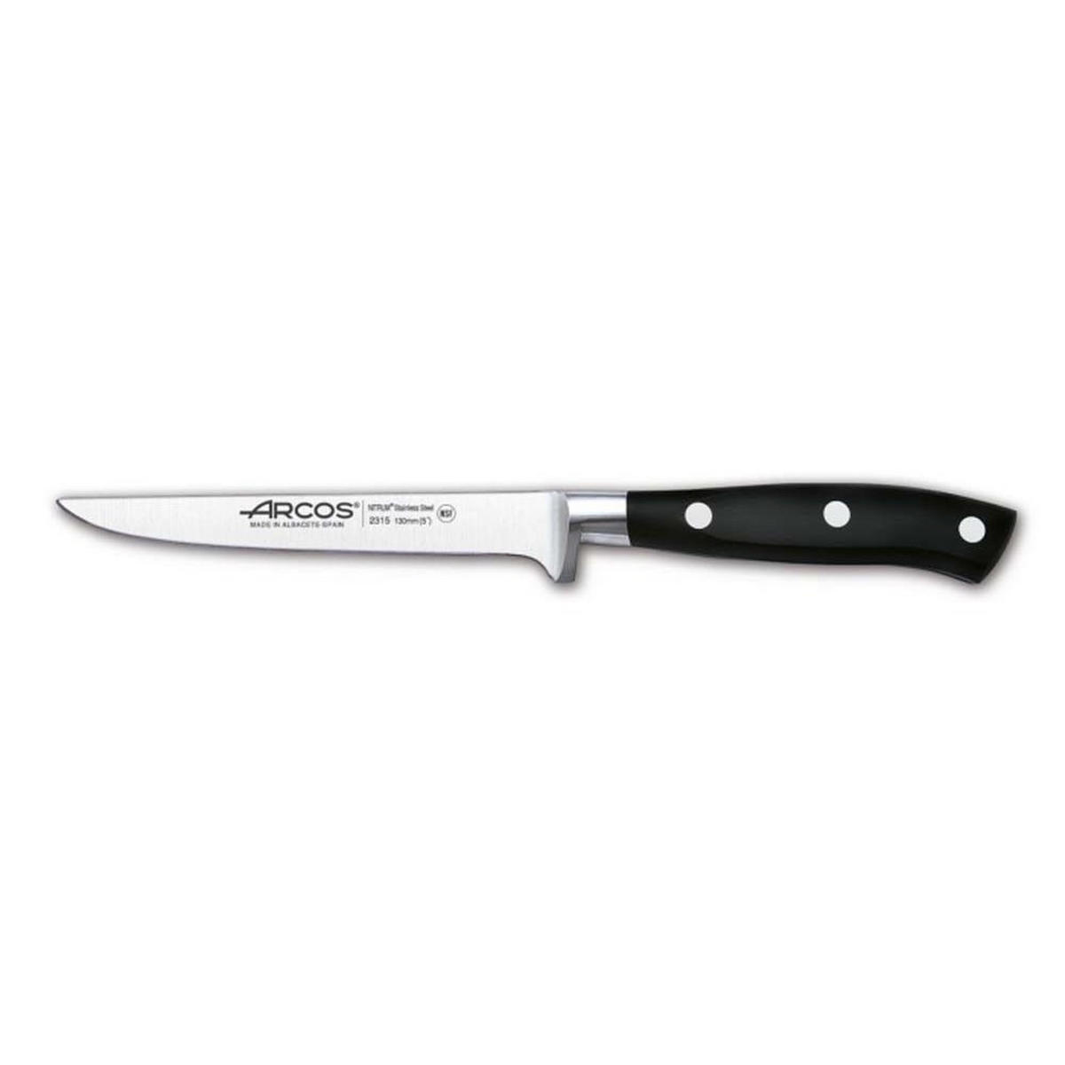 FISCHFILETIERMESSER Silber 13/2/13 cm 231500 - Silberfarben, Metall (13cm) - Arcos