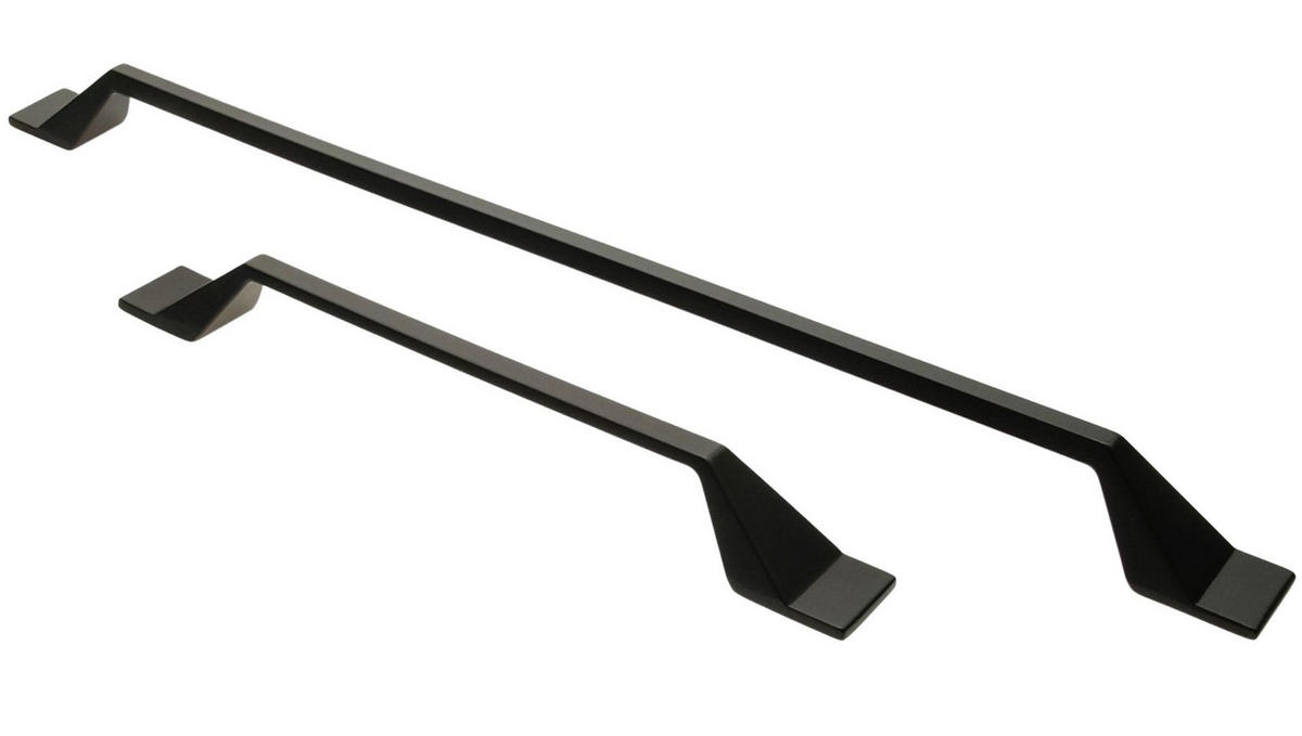 NÁBYTKOVÁ úchytka BA 320mm, kuchyňská úchytka matná černá, moderní úchytka do skříně - Schwarz, Metall (0.8/2.6/36.5cm)