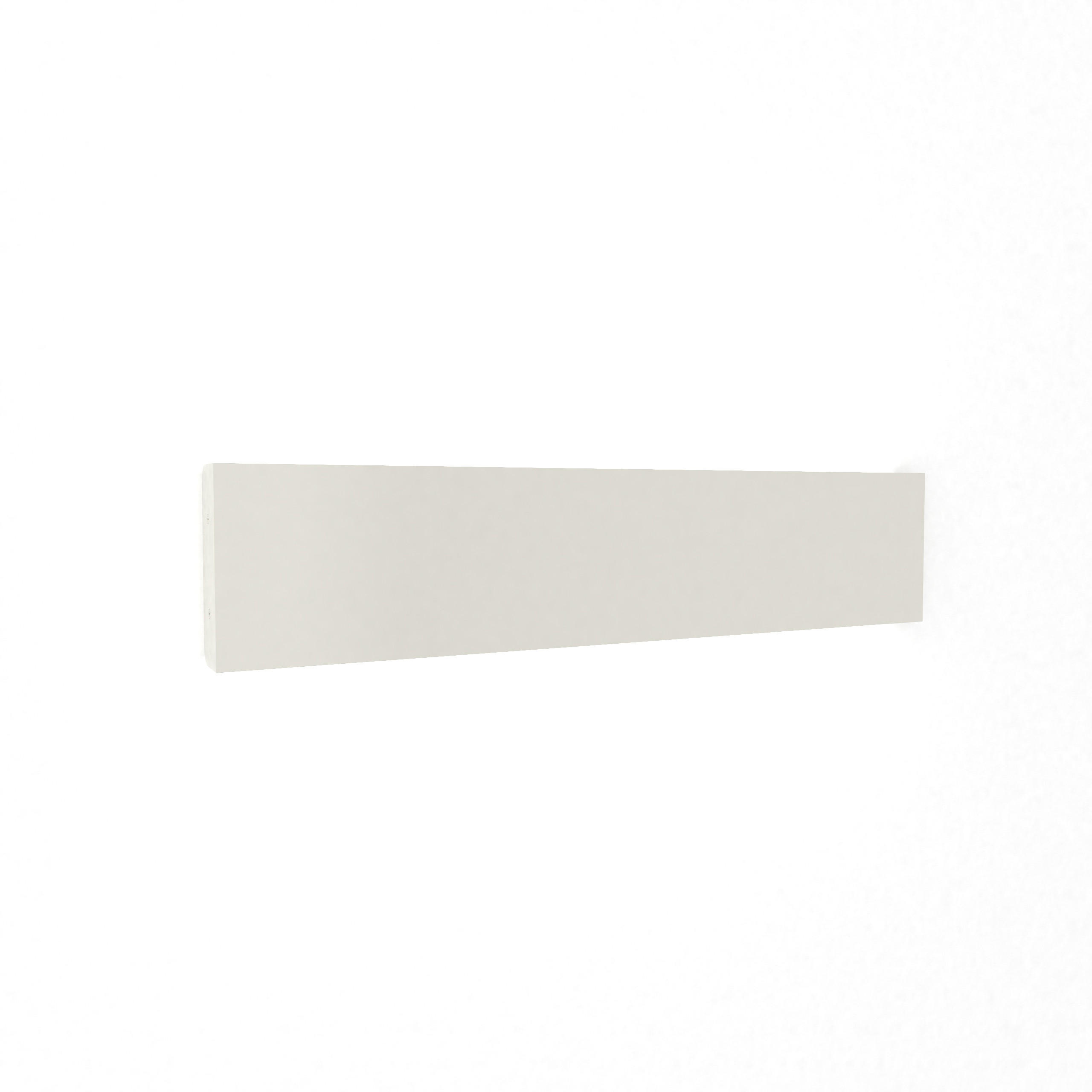 LED-WANDLEUCHTE - Weiß Hochglanz, Metall (50.4/11/3.6cm) - Lumicom