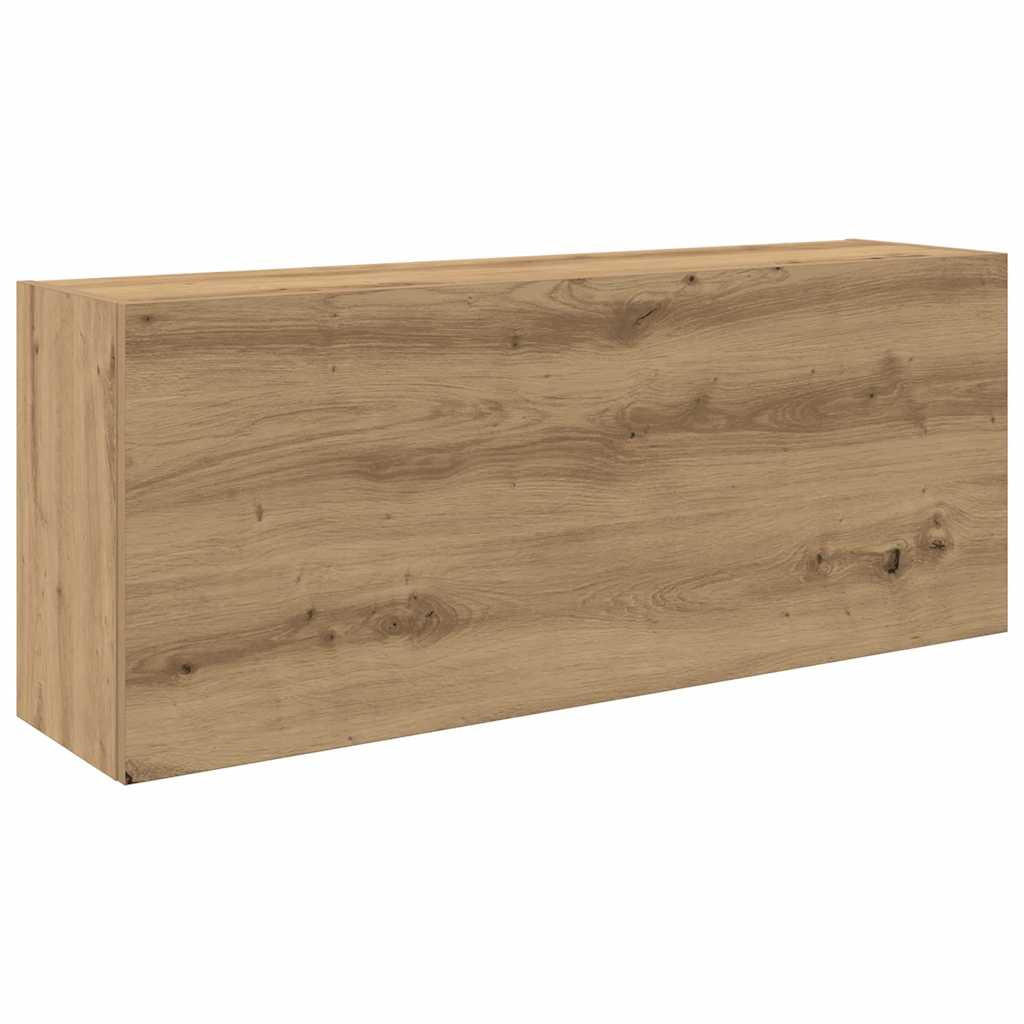 vidaXL Bad-Wandschrank Braun 25x40x100 cm