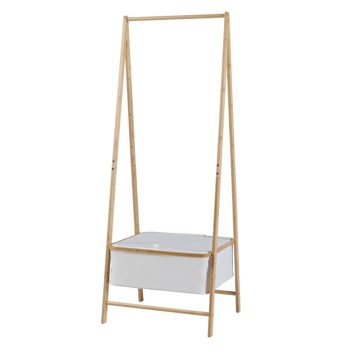 KLEIDERSTÄNDER Iitti - Naturfarben, Holz (60/159/45cm) - [en.casa]