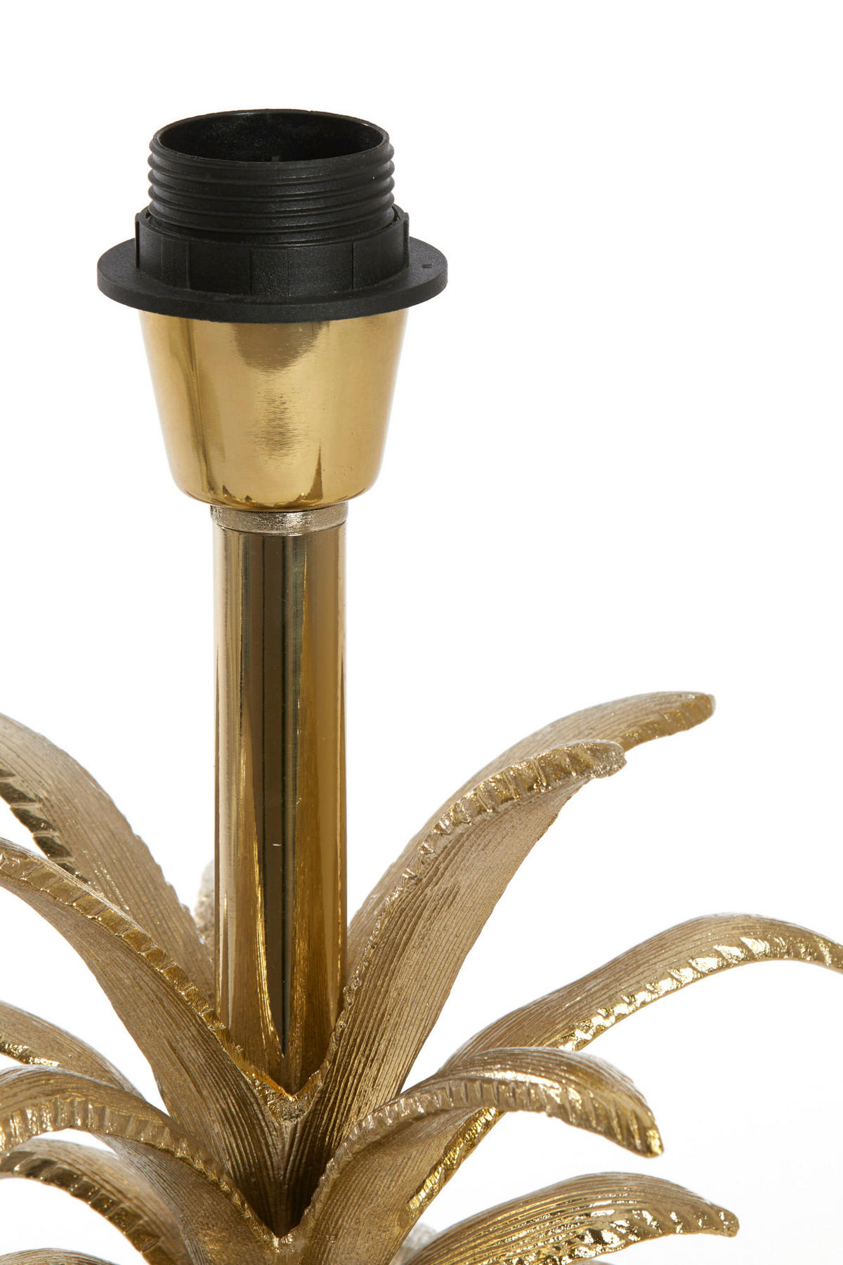 LAMPENFUSS Ananas Gold Ø20/37 cm - Goldfarben, Metall (20/19/37cm) - Light & Living