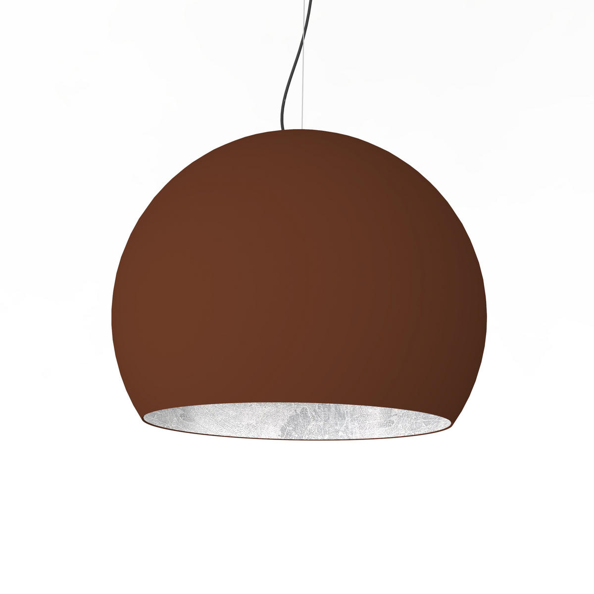 HÄNGELEUCHTE - Braun, Metall (50/50/40cm) - Lumicom