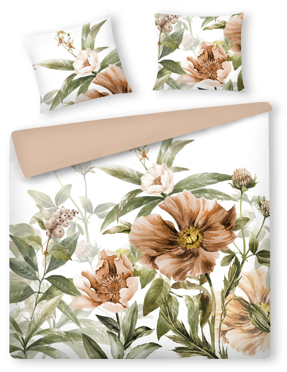 BETTWÄSCHE Magretta - Weiß, Textil (200/220cm) - home&you