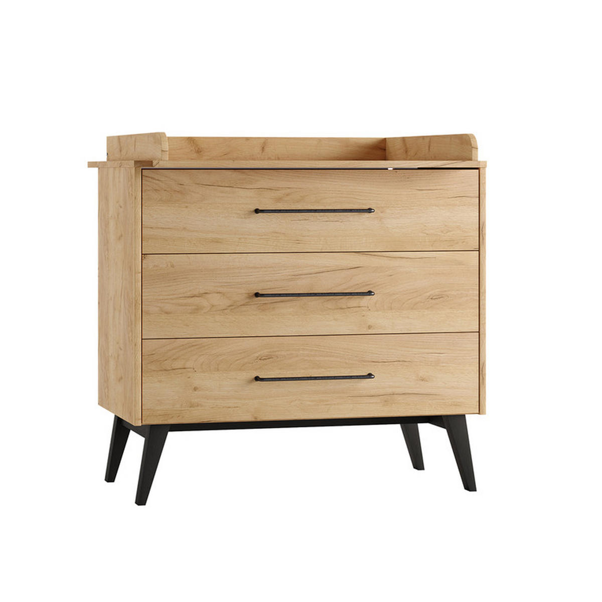 POKOJ PRO MIMINKO 3DÍLNÝ Retro Dřevo - hnědá, kompozitní dřevo (144.4/91.6/75.2cm) - Petits-meubles